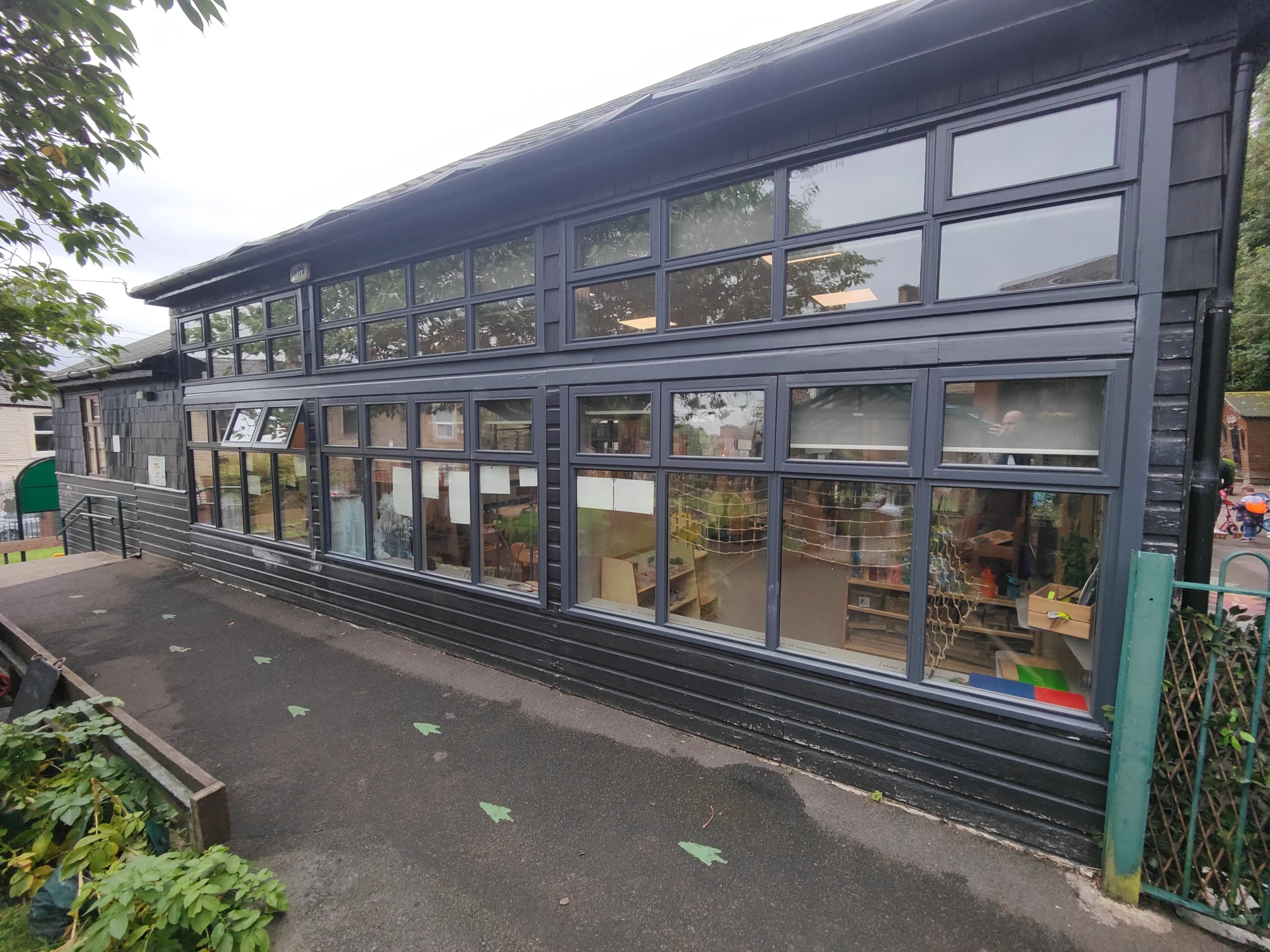 Replacement glazing installed at nursery school with new window frames